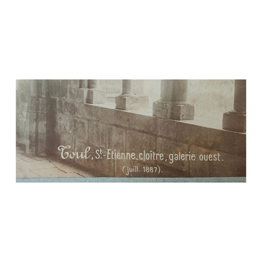 Image traitée - Toul-Saint Etienne cloître 1887