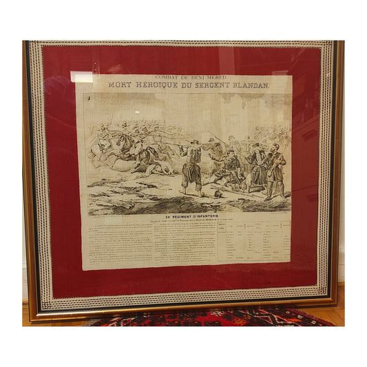 Image traitée - Mouchoir commémoratif – Béni‑Méred (1842)
