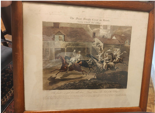 Image traitée - The first steeple chac on record-nacton church and village  Atken imp Harris