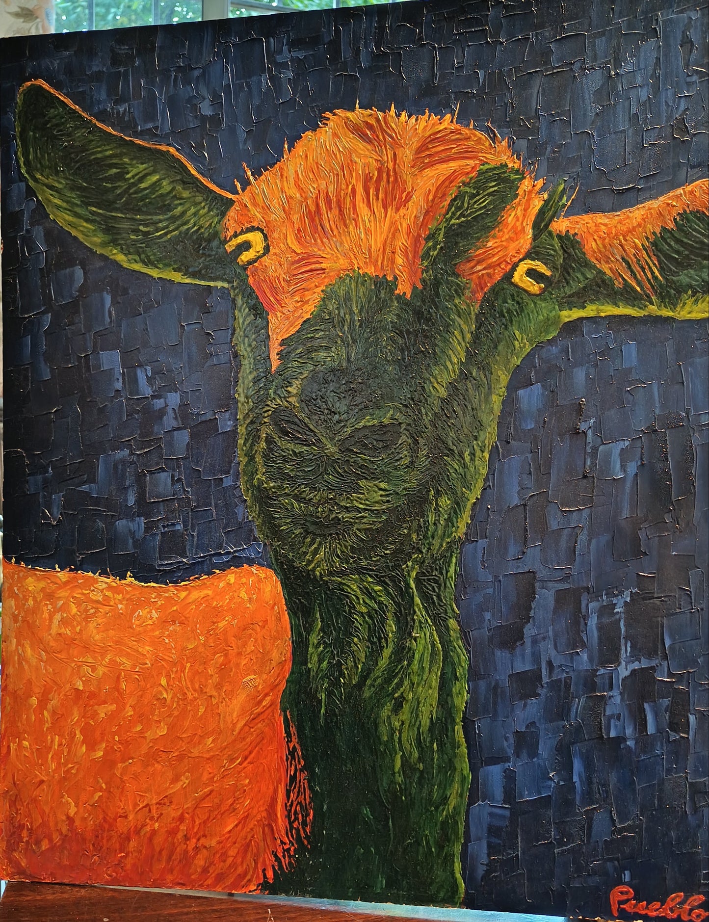 le mouton vert- Pueblo-Pueblo (André FAURIE 1911-1999),
