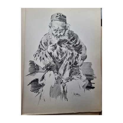 Portefeuille de 26 Planches Dessins Théophile-Jean Delaye Grandes Éditions Françaises 1947 25x32 cm authentique