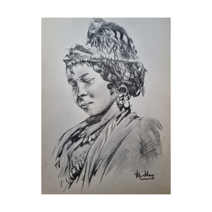 Portefeuille de 26 Planches Dessins Théophile-Jean Delaye Grandes Éditions Françaises 1947 25x32 cm authentique