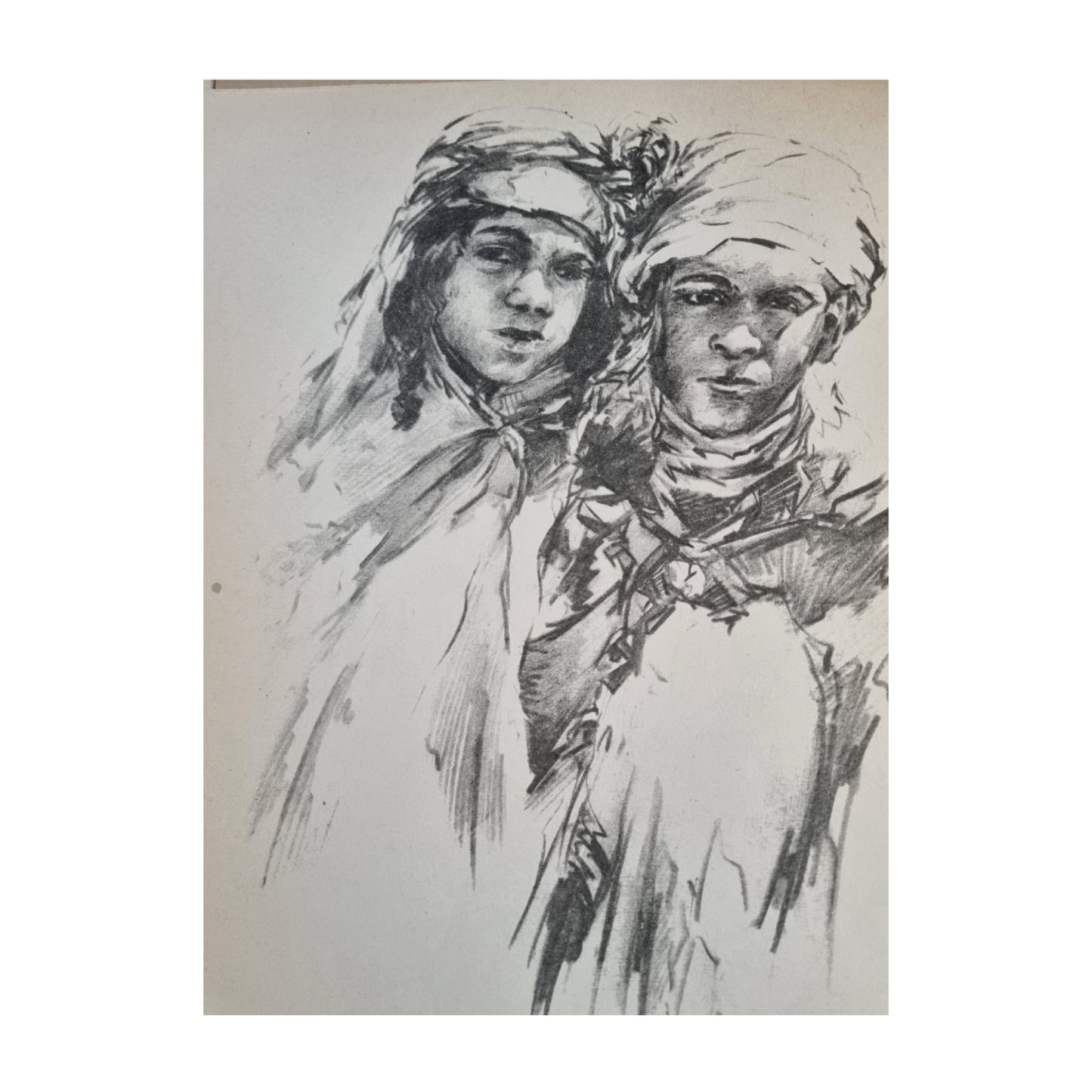 Portefeuille de 26 Planches Dessins Théophile-Jean Delaye Grandes Éditions Françaises 1947 25x32 cm authentique