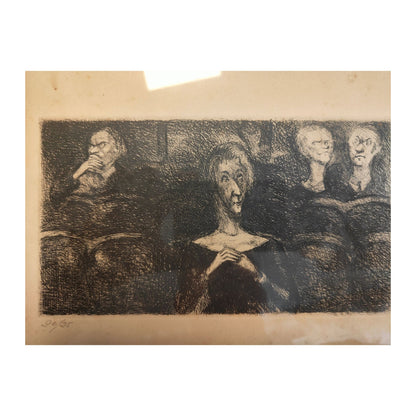 Image traitée - au théatre- edouard Goerg (1893-1969)