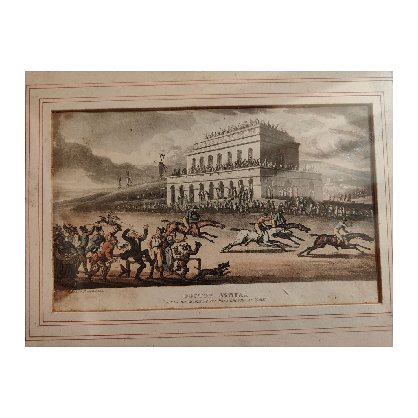 Image traitée - Importante suite de 10 aquatintes originales de Thomas Rowlandson – “Dr Syntax”, Londres, vers 1810–1820 (Ackermann)