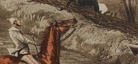 Image traitée - The first steeple chace on record-gravée par Harris dessiné par H. Alken
