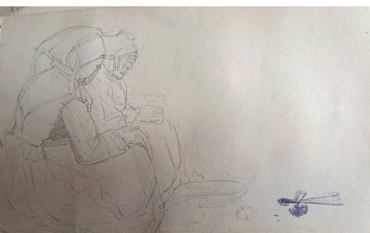 Image traitée - dessins au crayon - Paul-Elie Gernez (1888-1948)