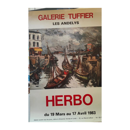 Image traitée - 11 Affiches de la galerie Robert tuffier - les Andelys- 1981-85