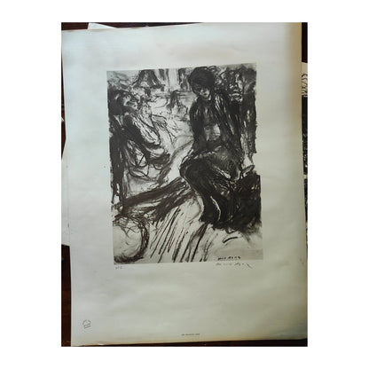Image traitée - dans la chambre- David Azuz (1942-2014)