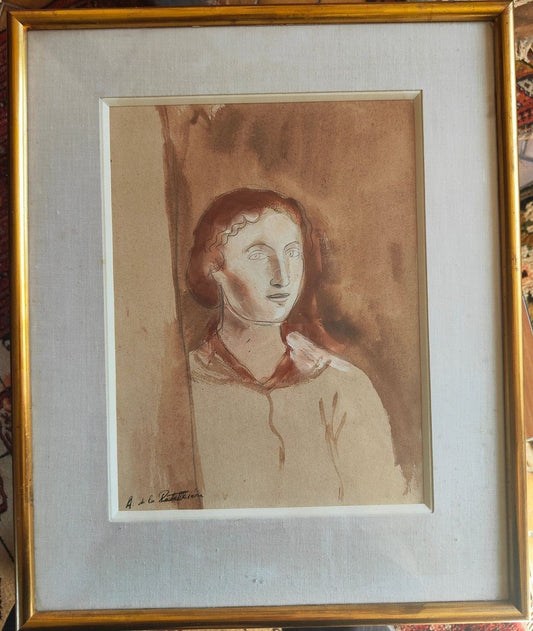 Image traitée - portrait de femme- Amédée de la Patellière
