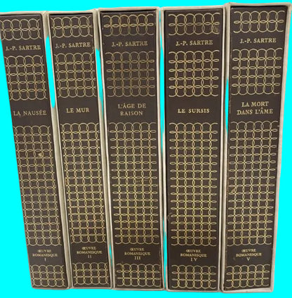 Œuvre Romanesque (5 Volumes) - Jean-Paul Sartre
